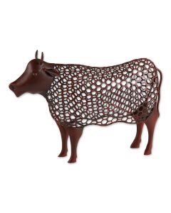 CHICKEN WIRE COW SCULPTURE