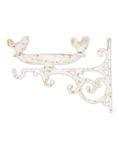 WALL MOUNTED LARGE CAST IRON BIRD FEEDER